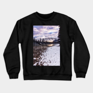 Snow Baubles on the Shoreline Crewneck Sweatshirt